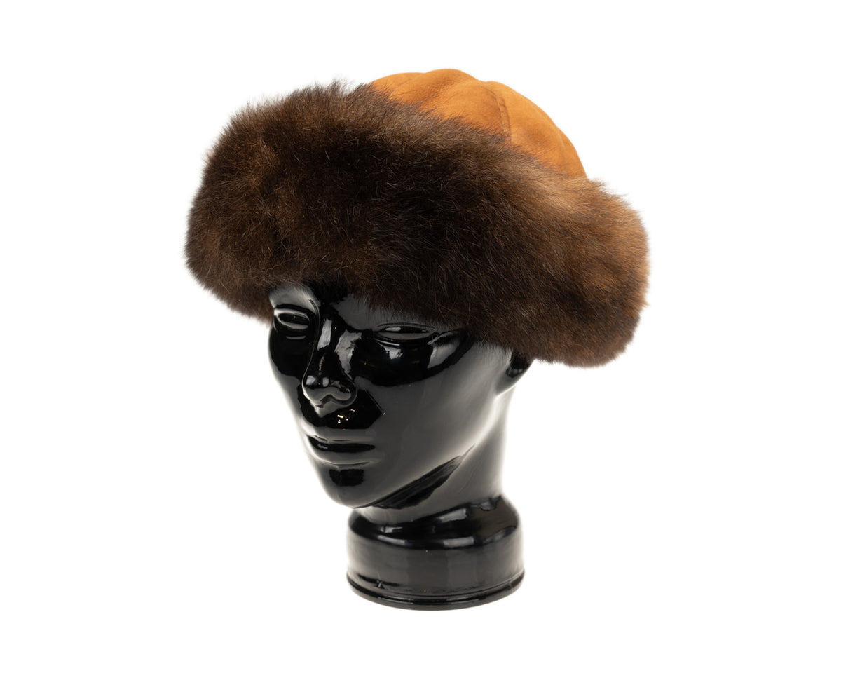 Four Peaks, Classic Natural Fur Hat | Camel Crown, - ©The Hattery Katoomba