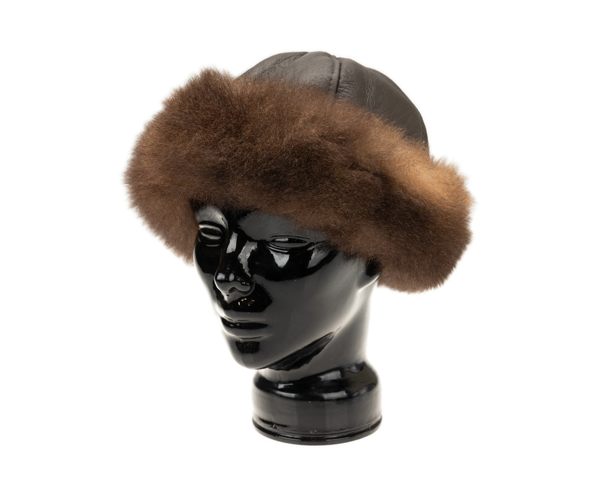 Four Peaks, Classic Natural Fur Hat | Dark Brown Crown, - ©The Hattery Katoomba