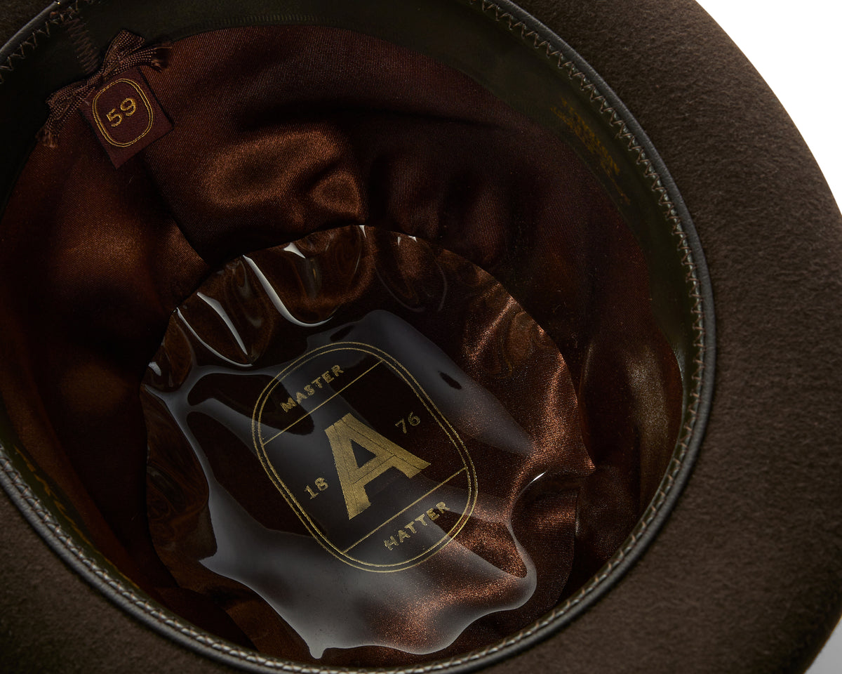 Akubra, Homburg (Open Crown), - ©The Hattery Katoomba