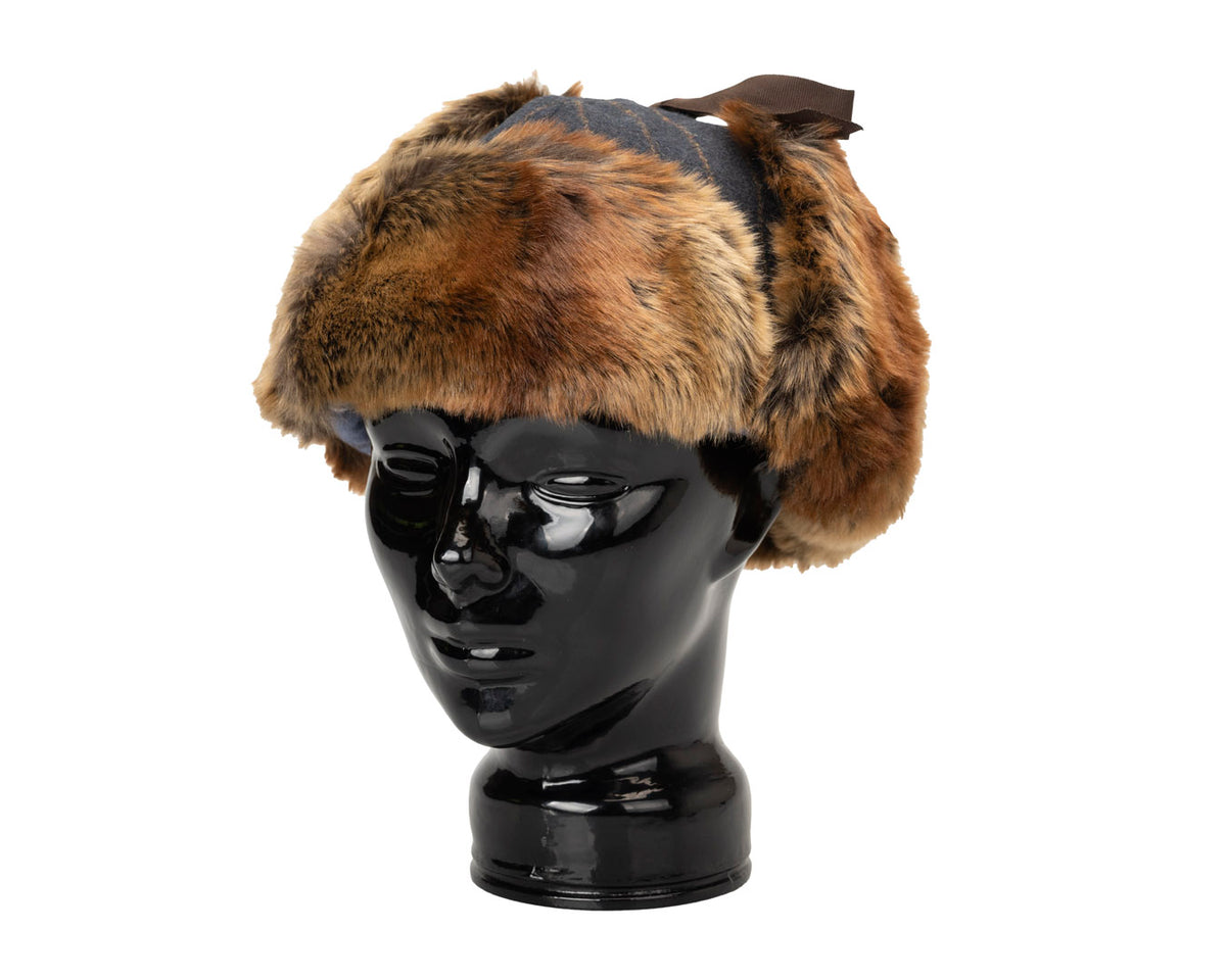 Premium Aviator Hat | Faux Fur & Wool