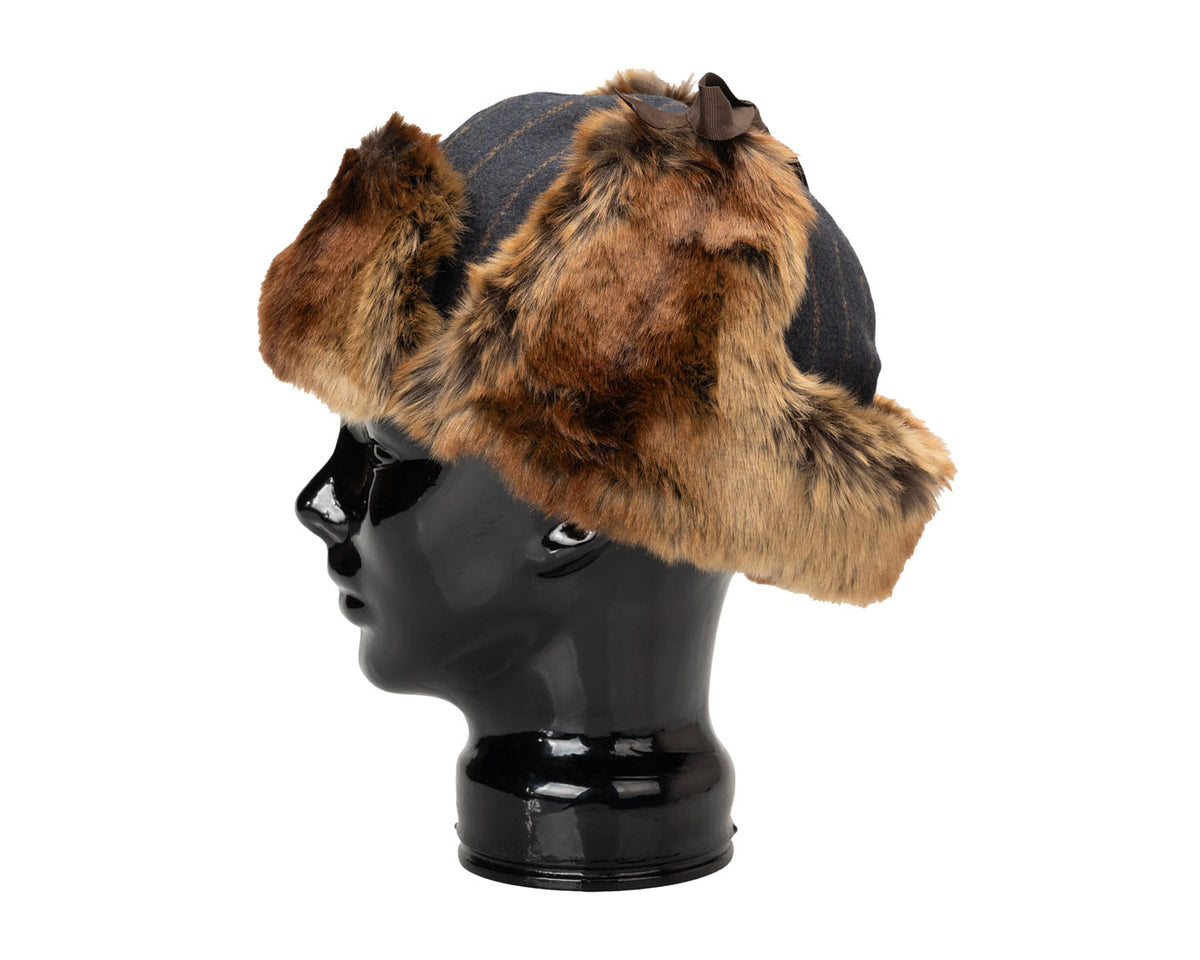 Premium Aviator Hat | Faux Fur & Wool