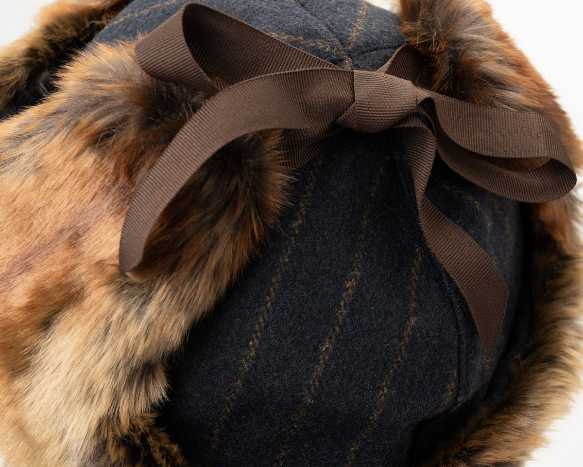 Premium Aviator Hat | Faux Fur & Wool