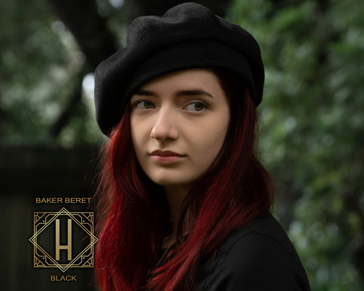 Baker Beret | Silk Finish Wool