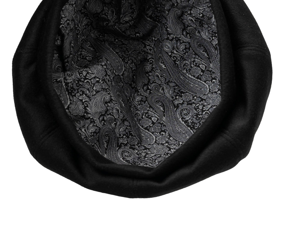 Baker Beret | Silk Finish Wool