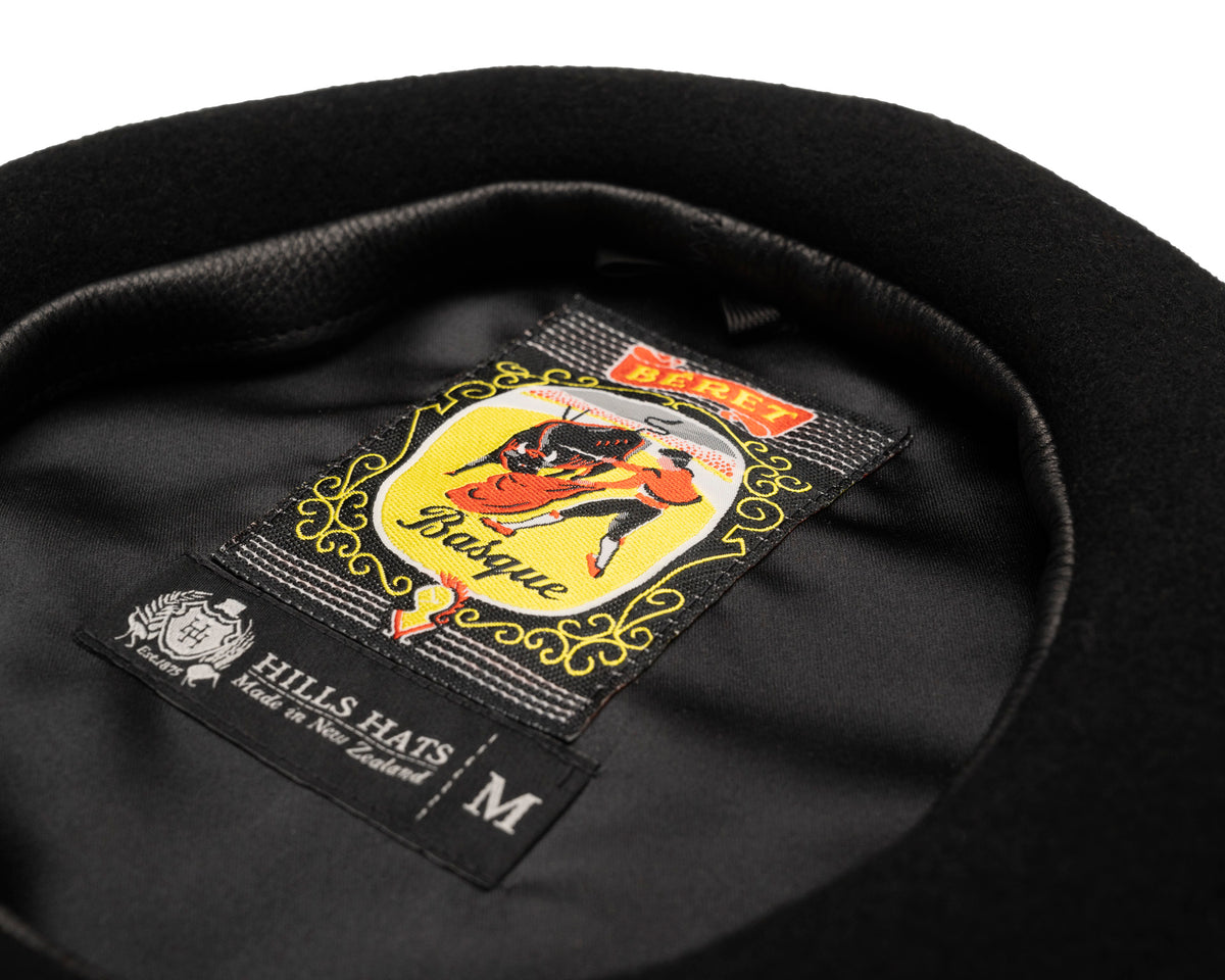 Hills Hats, Premium Basque Beret, - ©The Hattery Katoomba