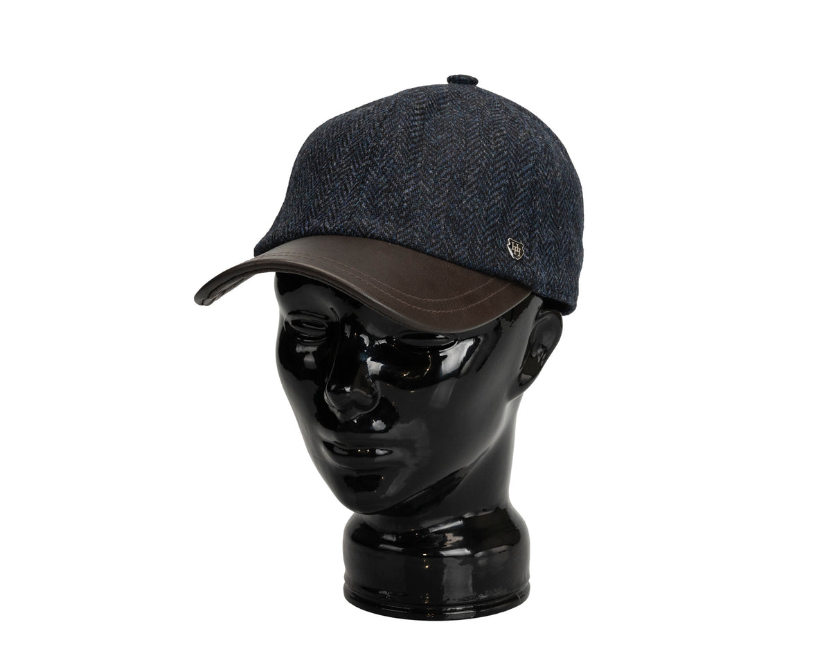 Premium Baseball Cap | Blue Castleford Tweed