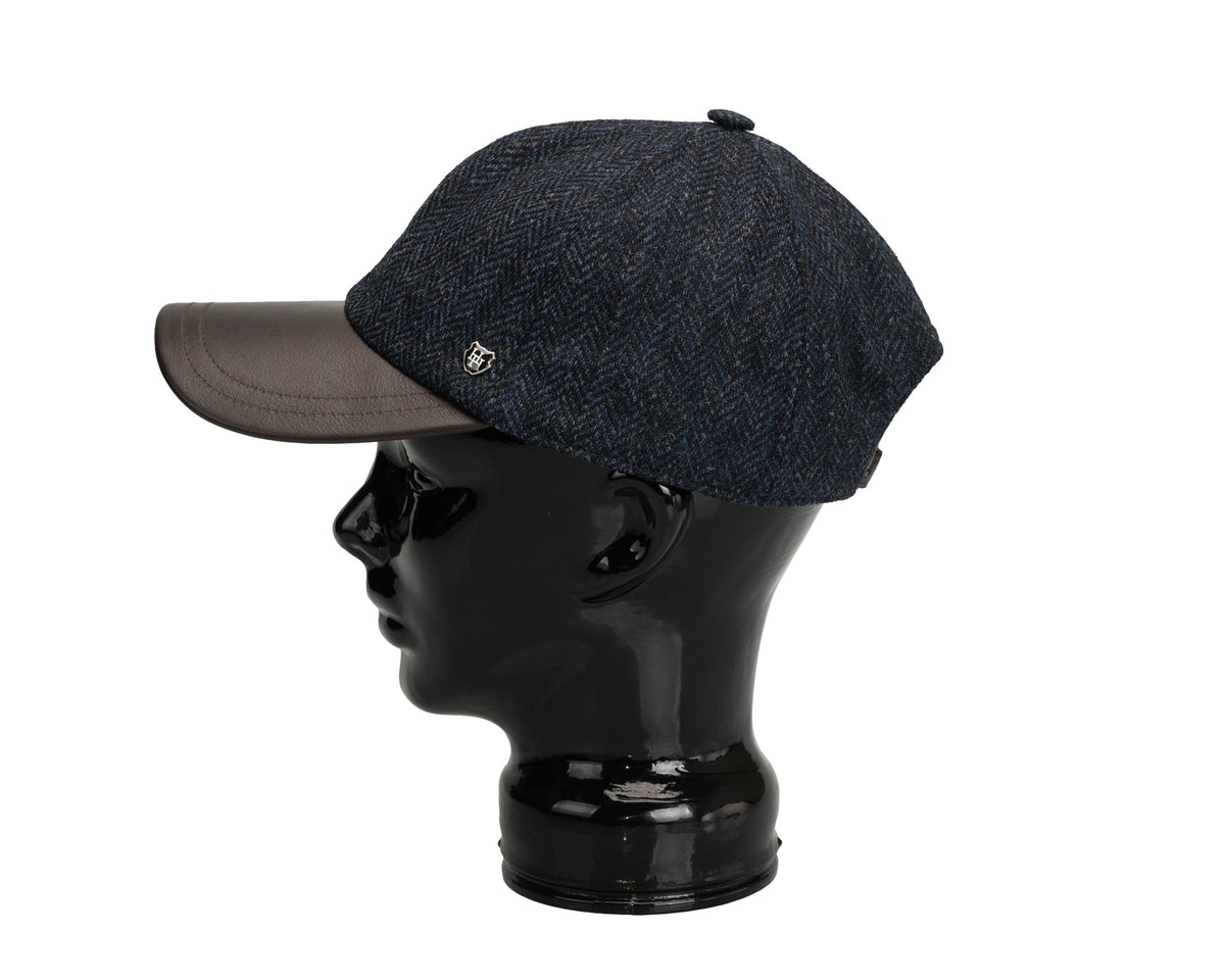 Premium Baseball Cap | Blue Castleford Tweed