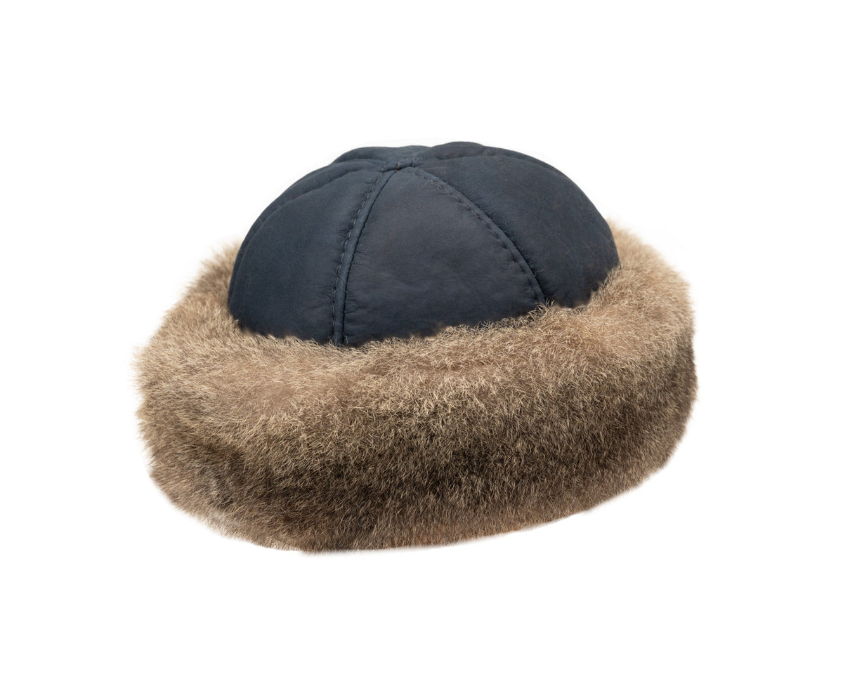 Four Peaks, Classic Grey Fur Hat | Blue Crown, - ©The Hattery Katoomba