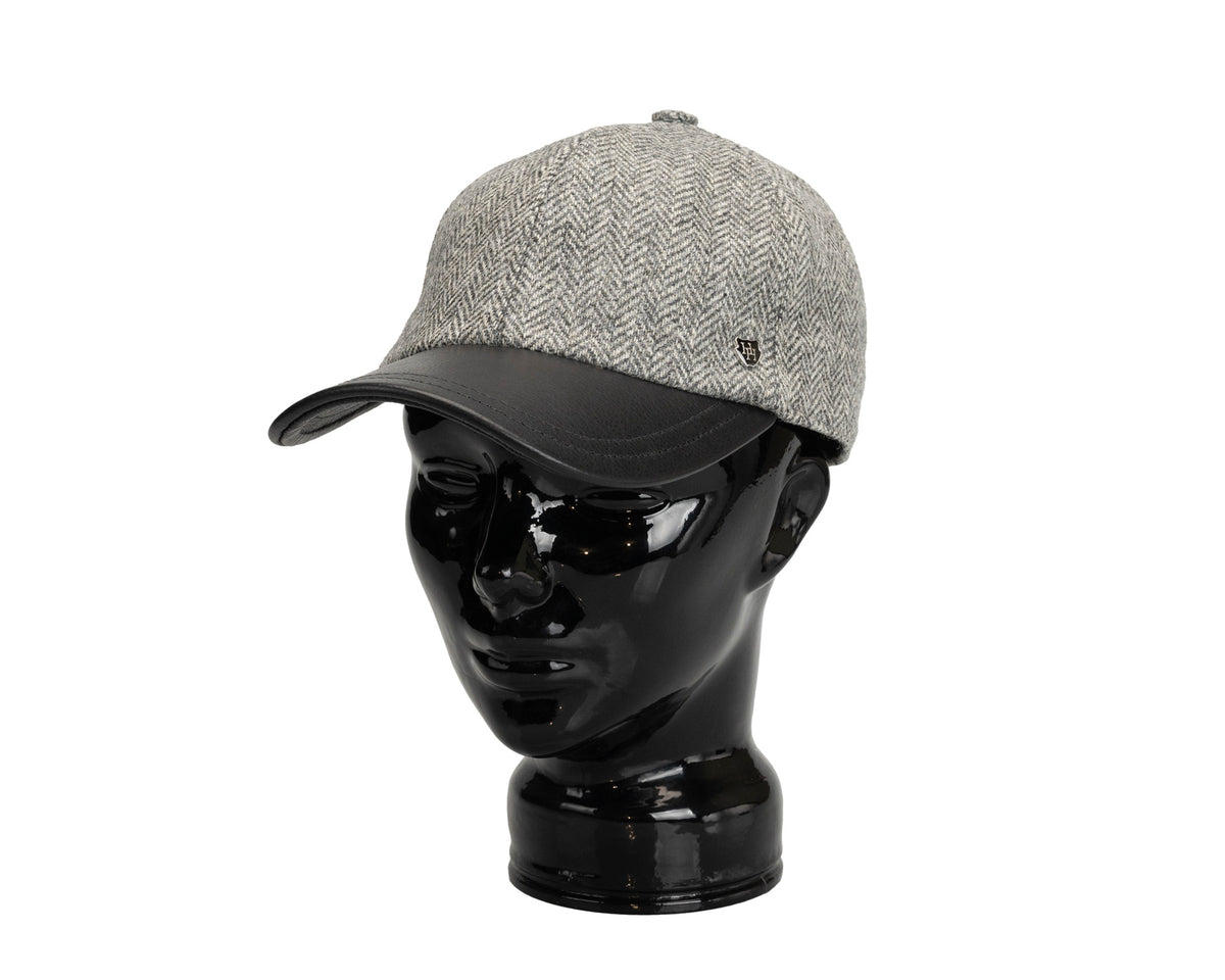 Premium Baseball Cap | White Castleford Tweed