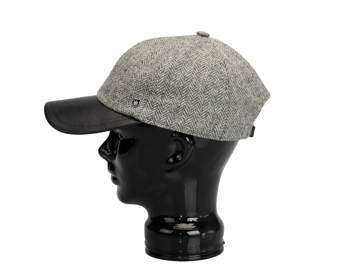 Premium Baseball Cap | White Castleford Tweed
