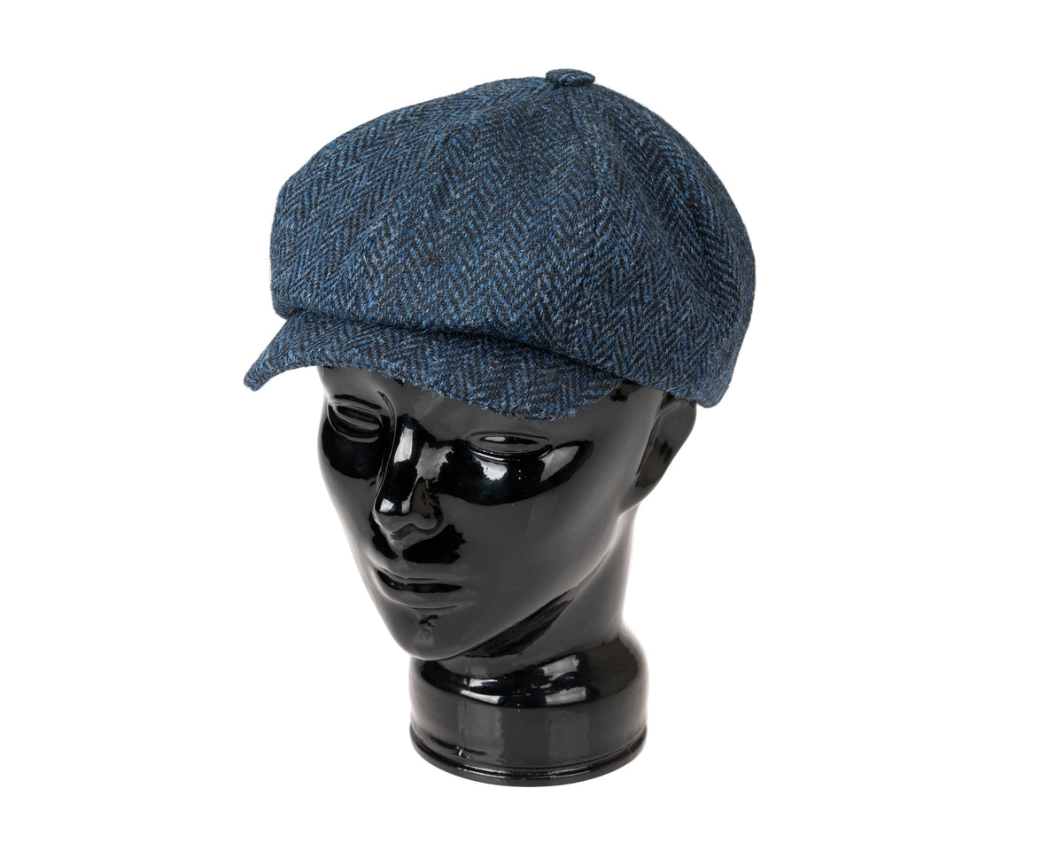 Hanna Hats, JP Cap | Genuine Harris Tweed, - ©The Hattery Katoomba