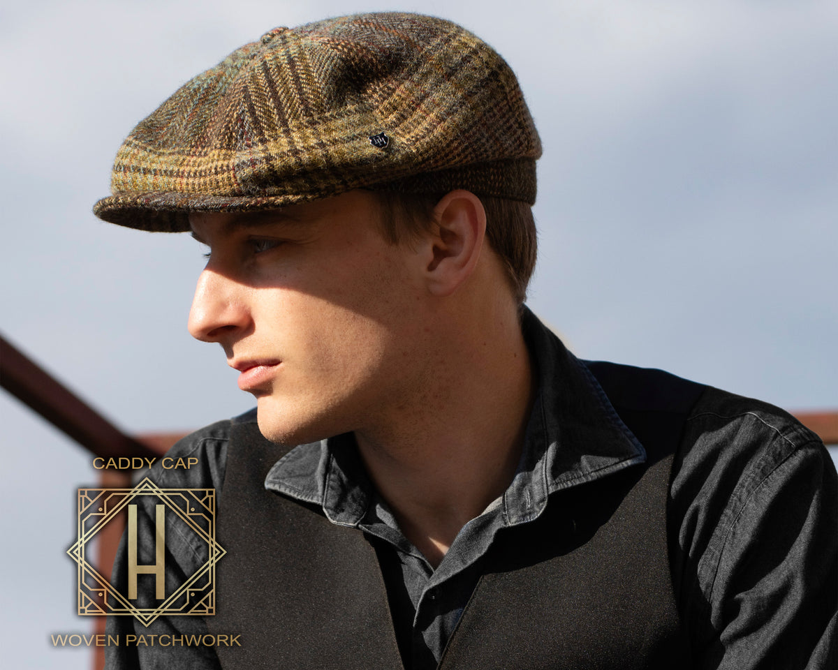 Hills Hats, Caddy Cap | Woven Patchwork, - ©The Hattery Katoomba