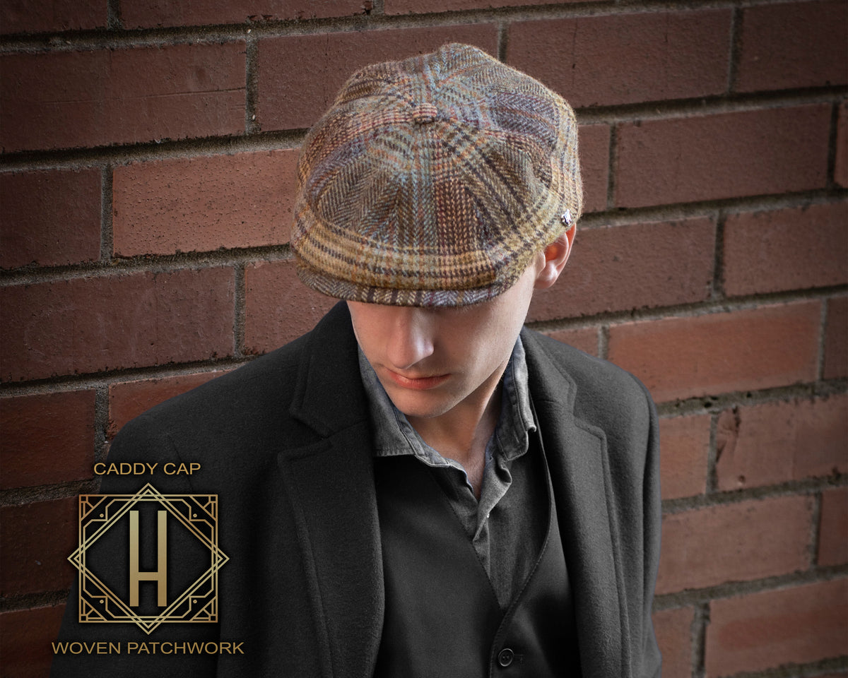 Hills Hats, Caddy Cap | Woven Patchwork, - ©The Hattery Katoomba    