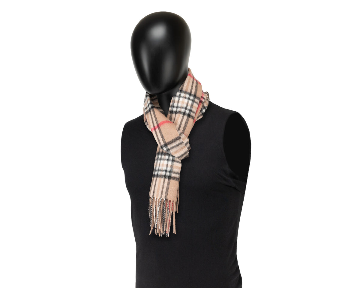 Nicoletta, Classic Check Scarf, - ©The Hattery Katoomba