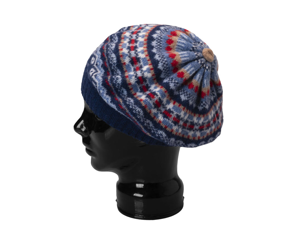 Alloa Beret | Classic Fairisle