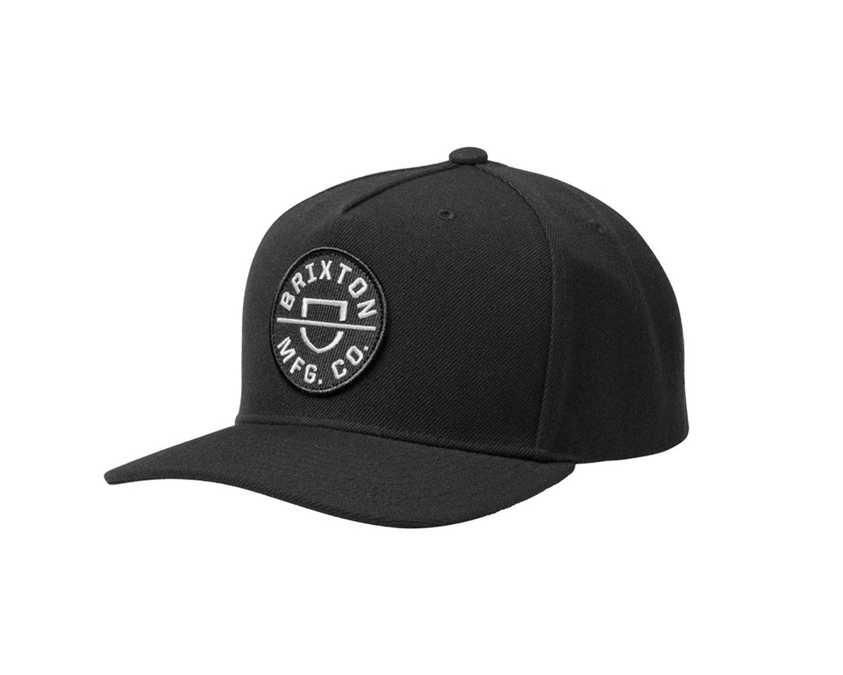 Crest Trucker Snapback | Black
