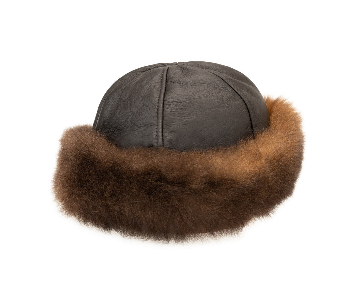 Four Peaks, Classic Natural Fur Hat | Dark Brown Crown, - ©The Hattery Katoomba