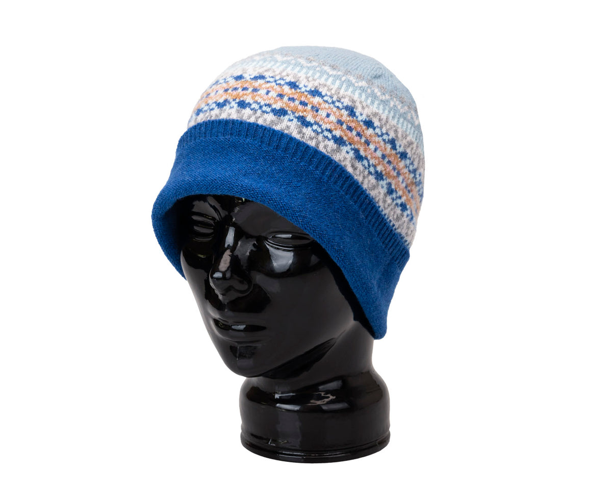 Alloa Beanie | Dew Fairisle