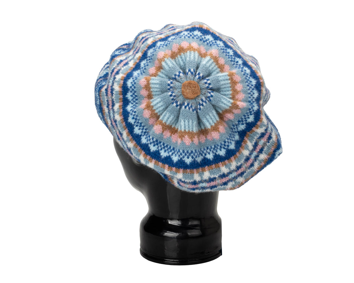 Alloa Beret | Dew Fairisle