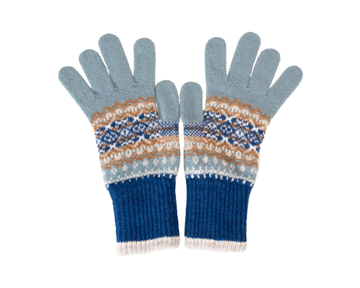 Alloa Gloves | Dew Fairisle