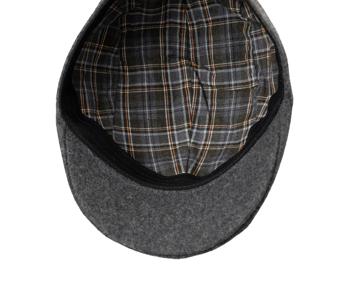 Hills Hats, Duckbill Cap | Melton Wool, - ©The Hattery Katoomba