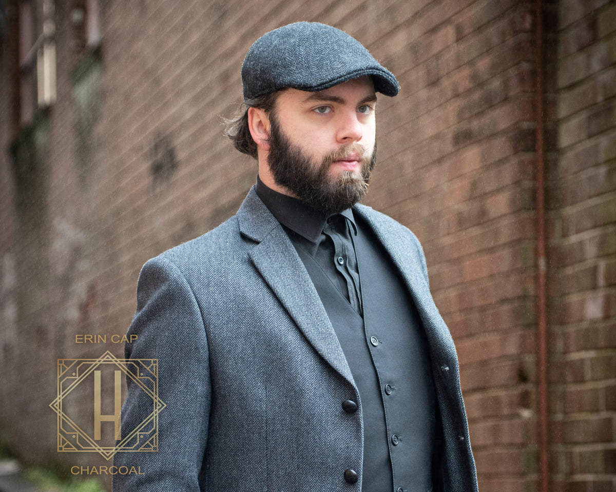 Hanna Hats, Erin Cap | Genuine Harris Tweed, - ©The Hattery Katoomba