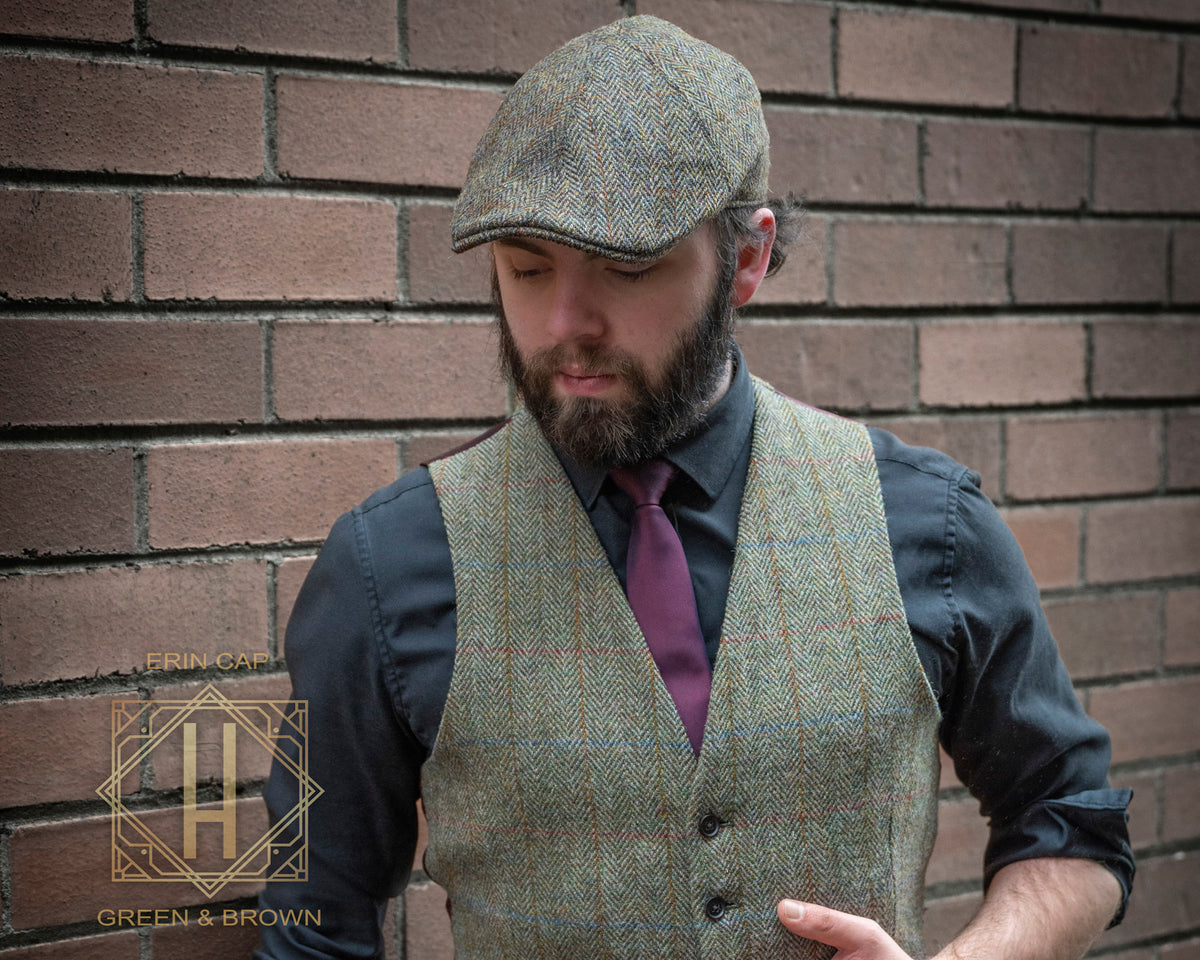 Hanna Hats, Erin Cap | Genuine Harris Tweed, - ©The Hattery Katoomba