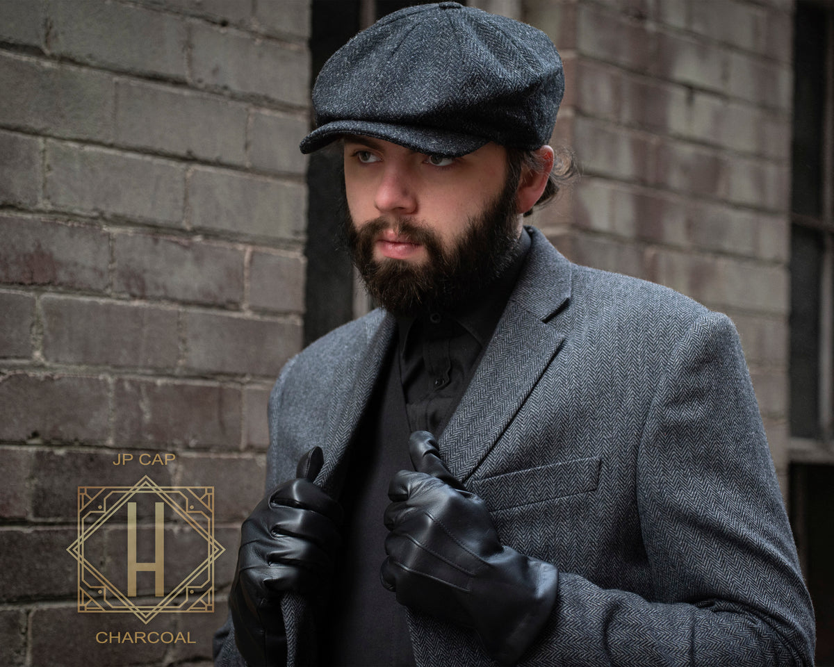 Hanna Hats, JP Cap | Genuine Harris Tweed, - ©The Hattery Katoomba    