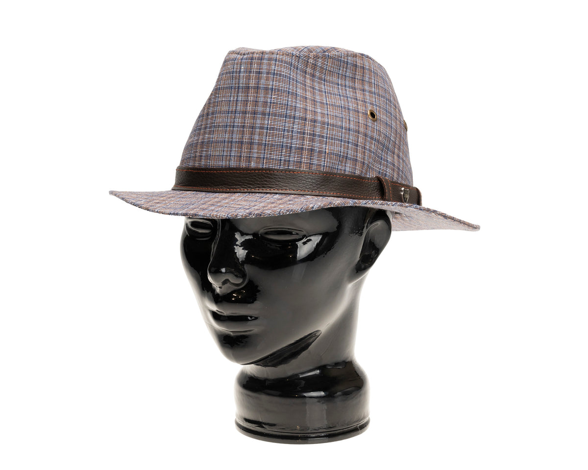 Hills Hats, Summer Trilby | Linen & Cotton, - ©The Hattery Katoomba