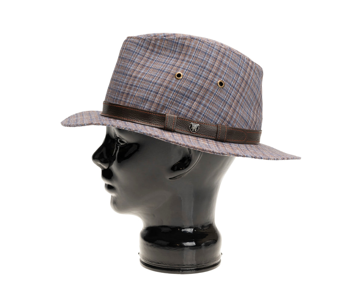 Hills Hats, Summer Trilby | Linen & Cotton, - ©The Hattery Katoomba