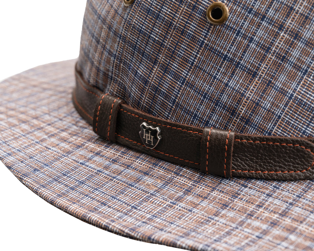 Hills Hats, Summer Trilby | Linen & Cotton, - ©The Hattery Katoomba