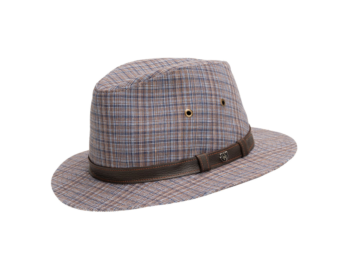 Hills Hats, Summer Trilby | Linen & Cotton, - ©The Hattery Katoomba