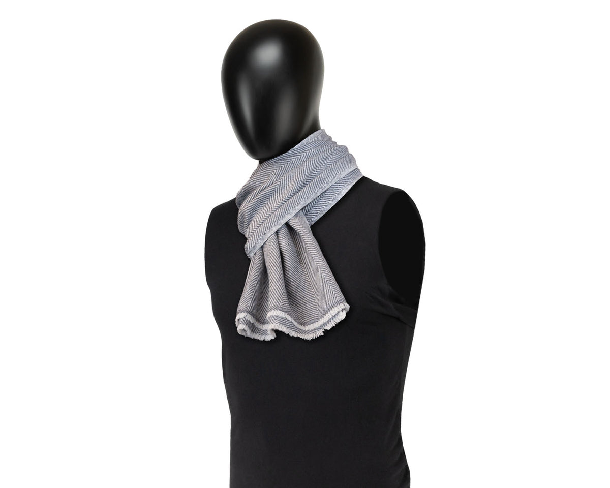 Wentworth Hat Company, Pure Cashmere Scarf | Mistral Herringbone, - ©The Hattery Katoomba