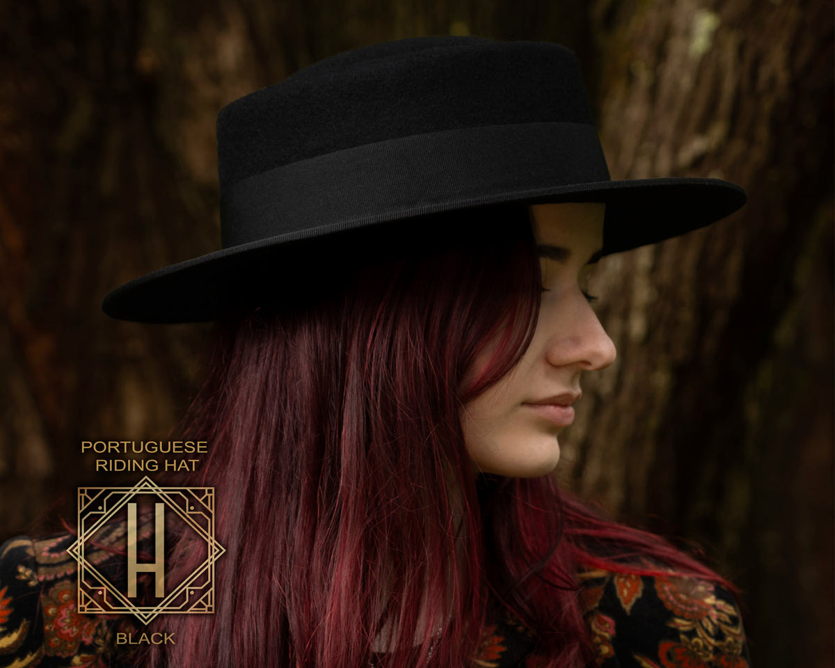 Portuguese Riding Hat | Black