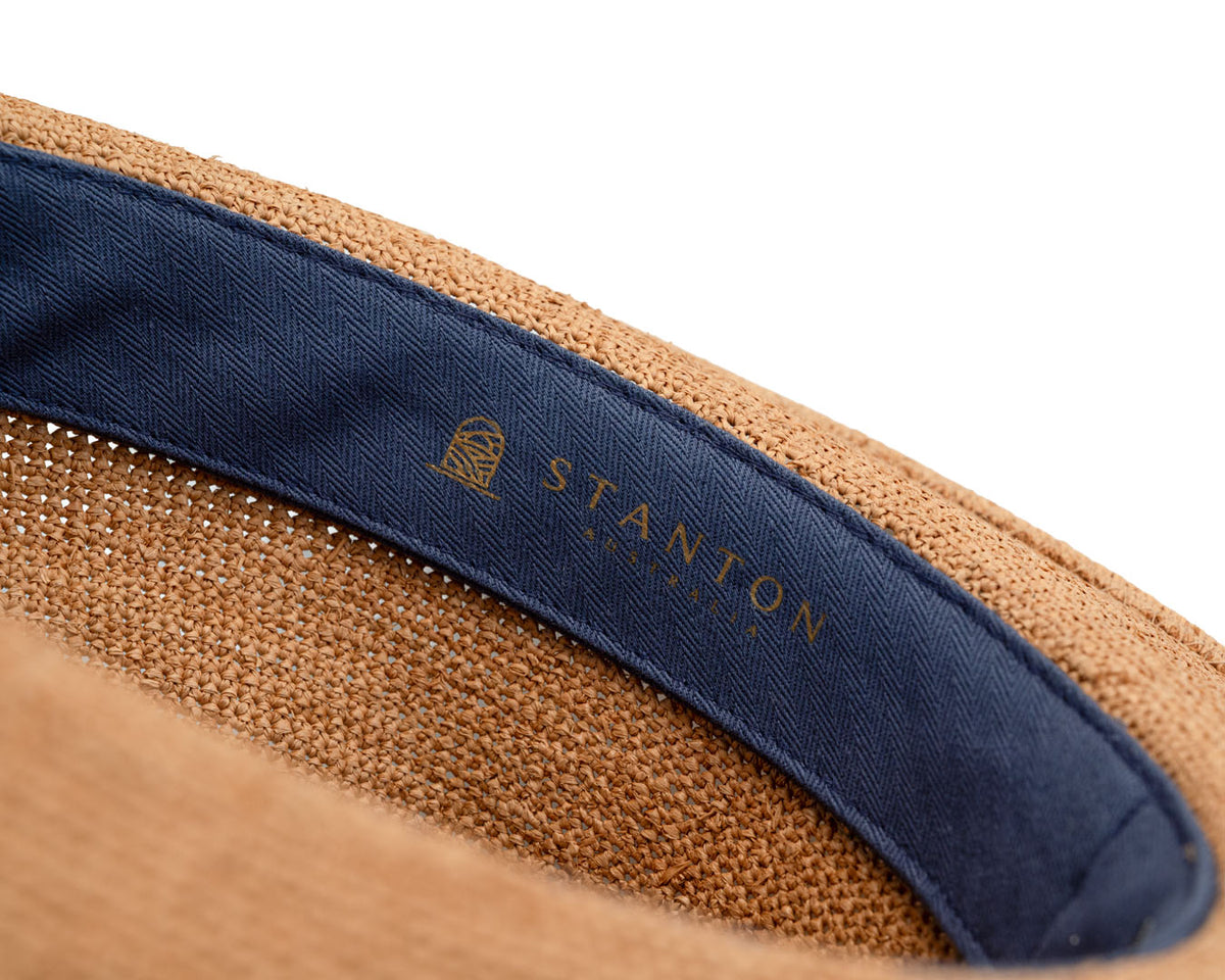 Crocheted Raffia Fedora