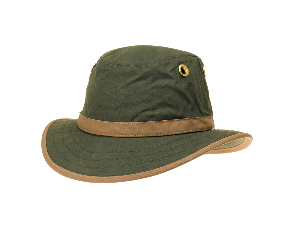 Tilley, Outback Waxed Cotton Hat, - ©The Hattery Katoomba