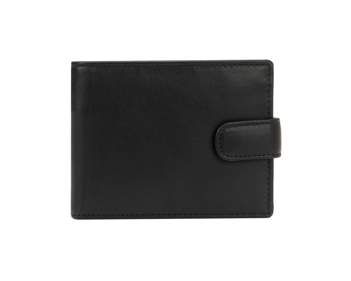 Rugged Hide, Utility Wallet | Black Leather, - ©The Hattery Katoomba