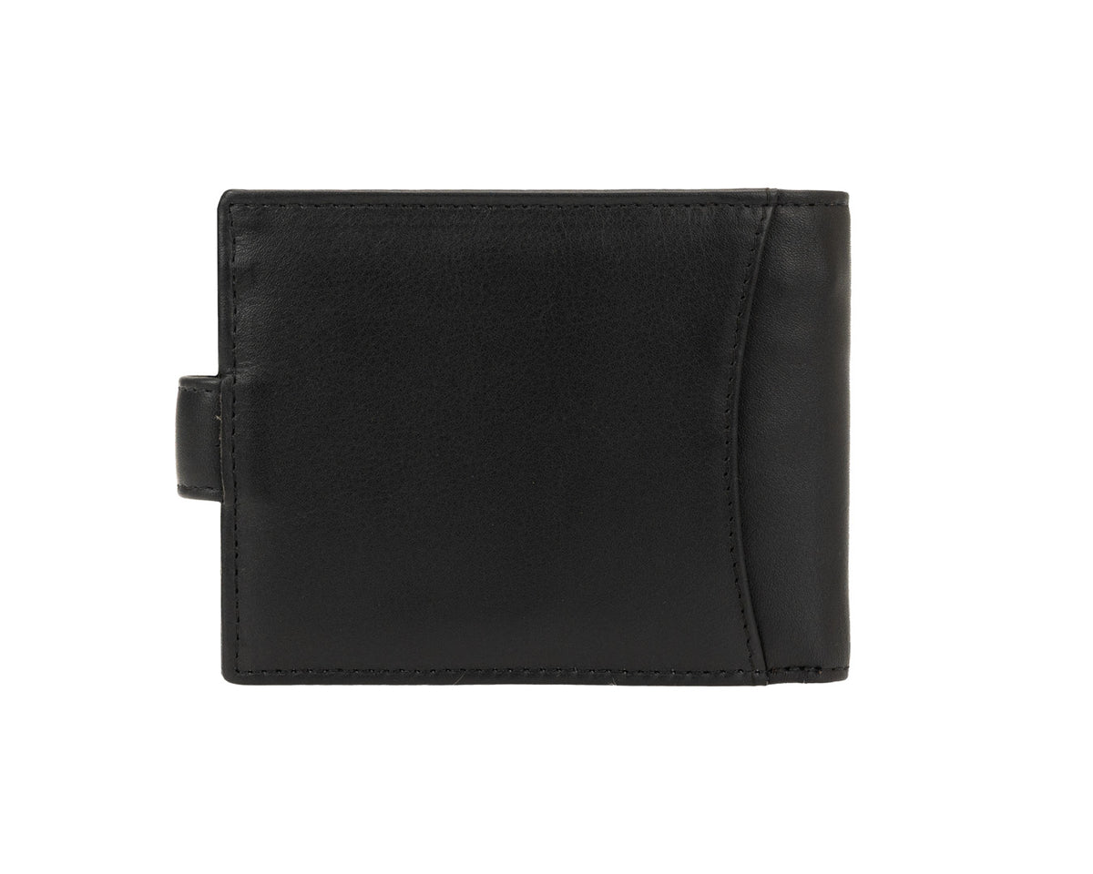 Rugged Hide, Utility Wallet | Black Leather, - ©The Hattery Katoomba