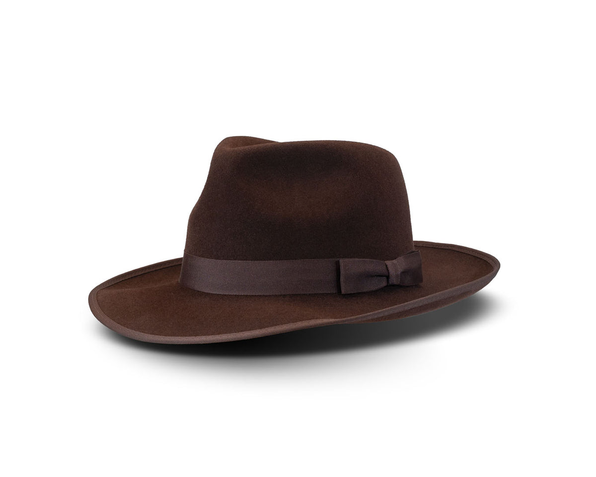 The Townsman | Dark Chocolate Fur Felt
