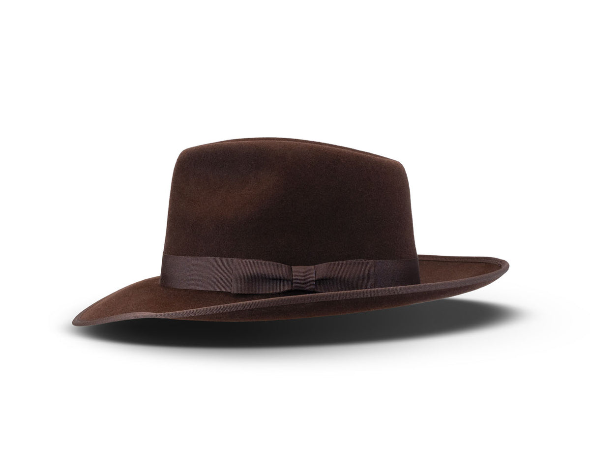 The Townsman | Dark Chocolate Fur Felt