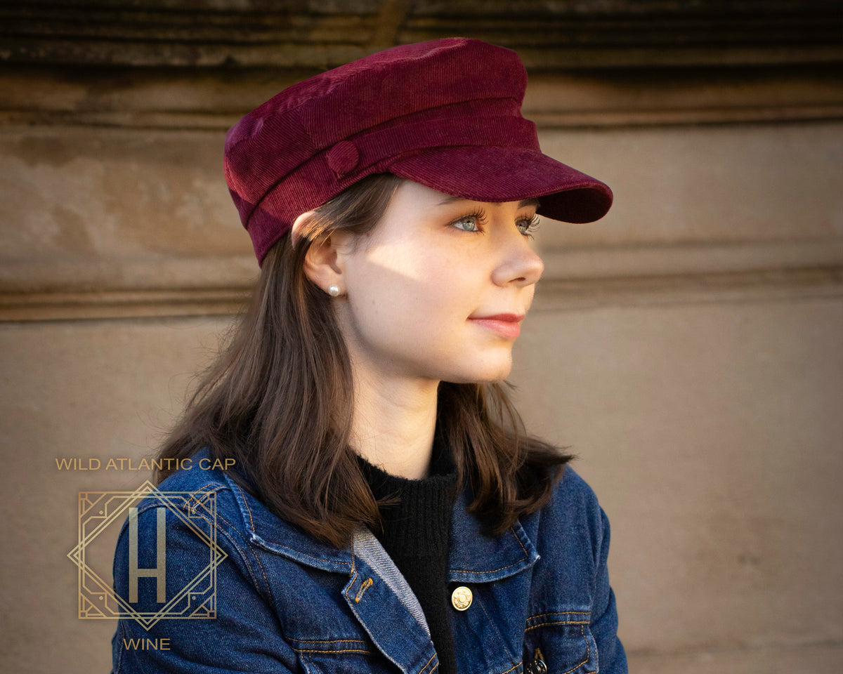 Hanna Hats, Wild Atlantic Cap | Corduroy, - ©The Hattery Katoomba