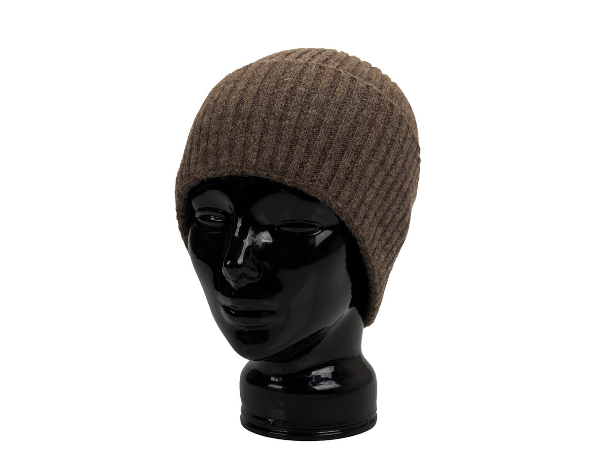 Classic Rib Beanie | Fine Lambswool