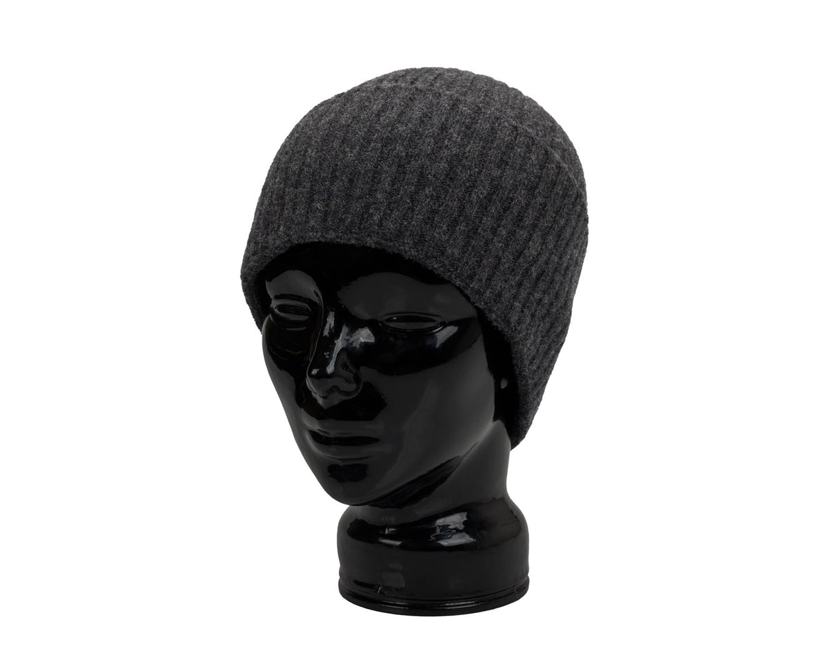 Classic Rib Beanie | Fine Lambswool