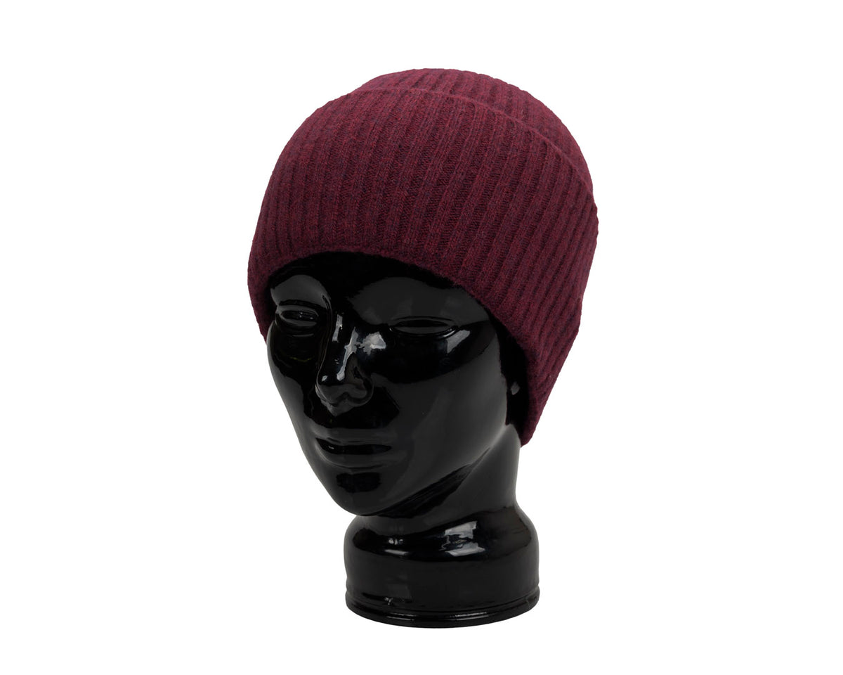 Classic Rib Beanie | Fine Lambswool