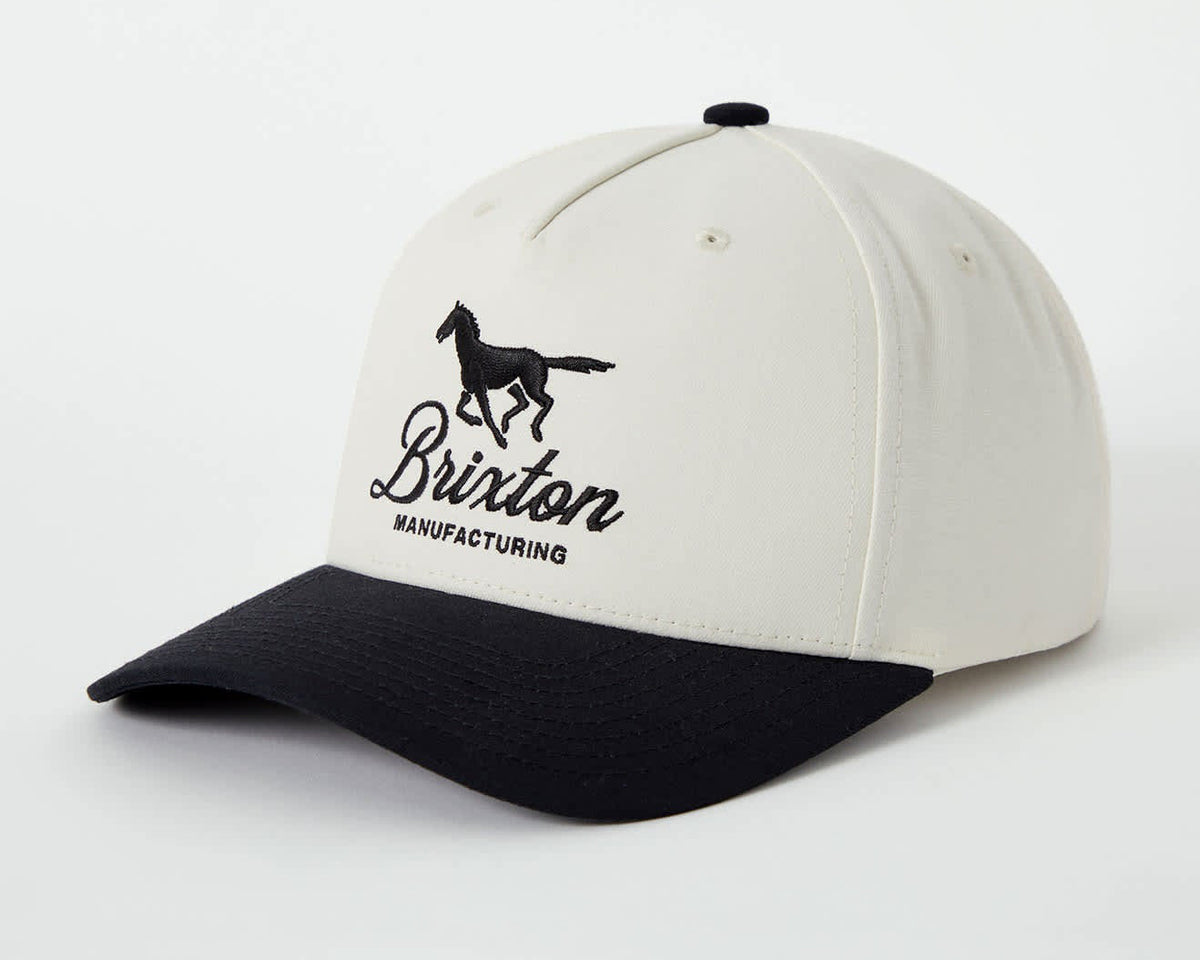 Leisure Snapback | Off White & Black