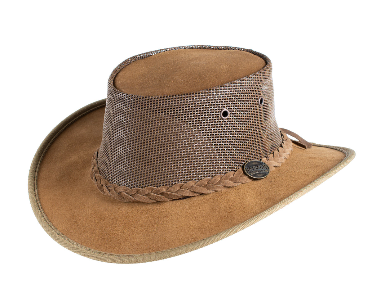 Barmah, Foldaway Suede Cooler, - ©The Hattery Katoomba