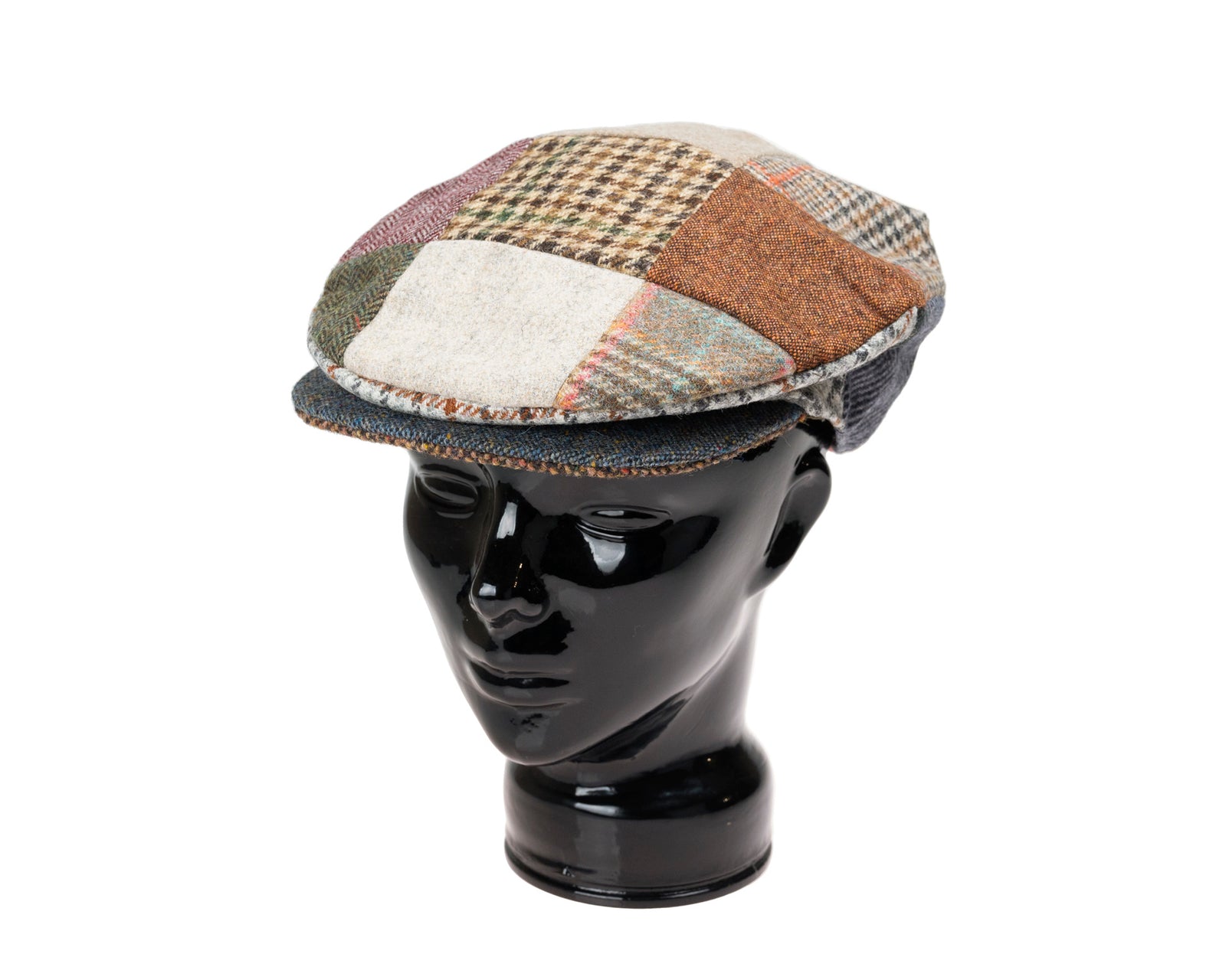 Hanna Hats, Vintage Patchwork Cap | Pattern Tweed, - ©The Hattery Katoomba