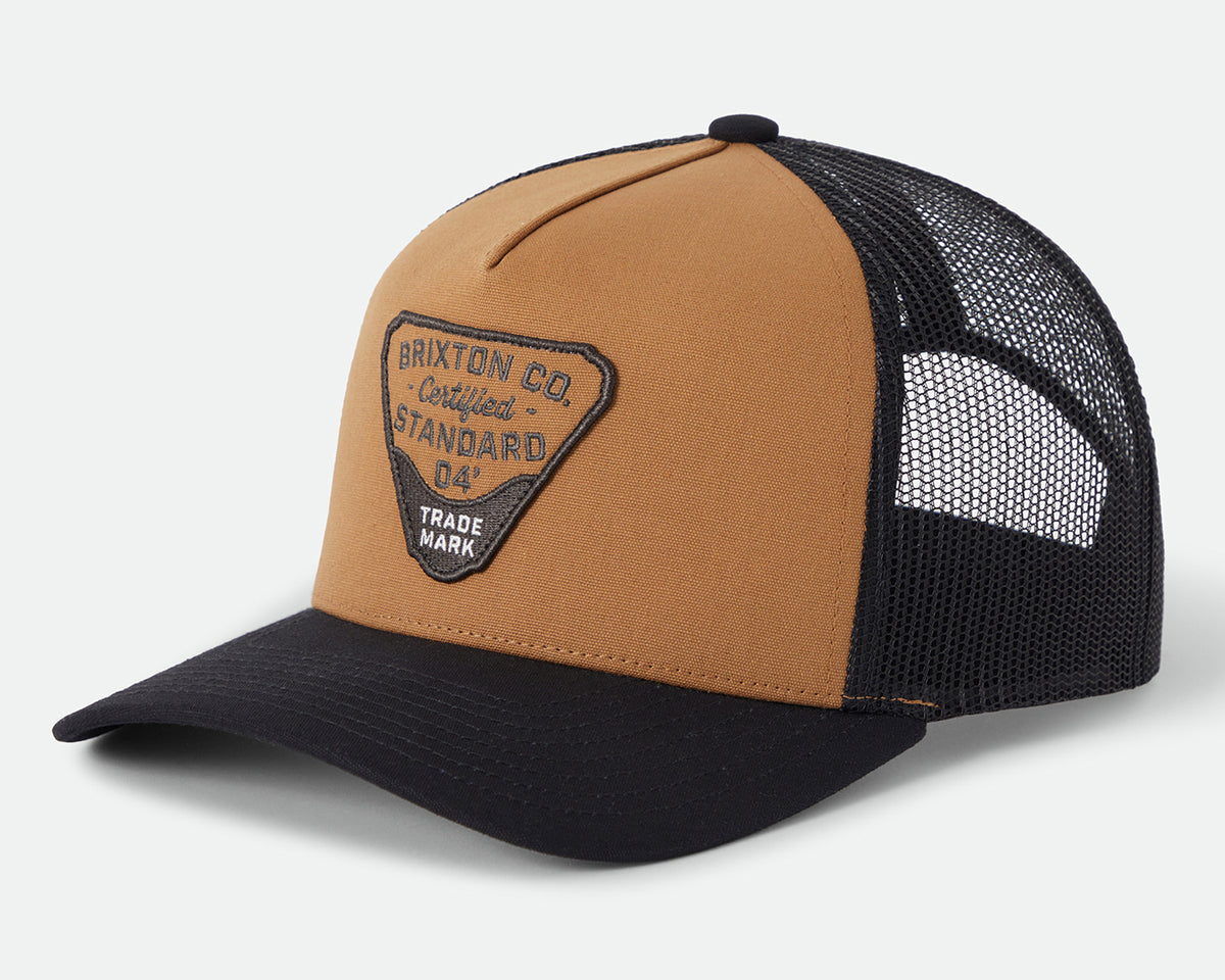 Blighton Trucker Snapback | Dusted Ochre & Black