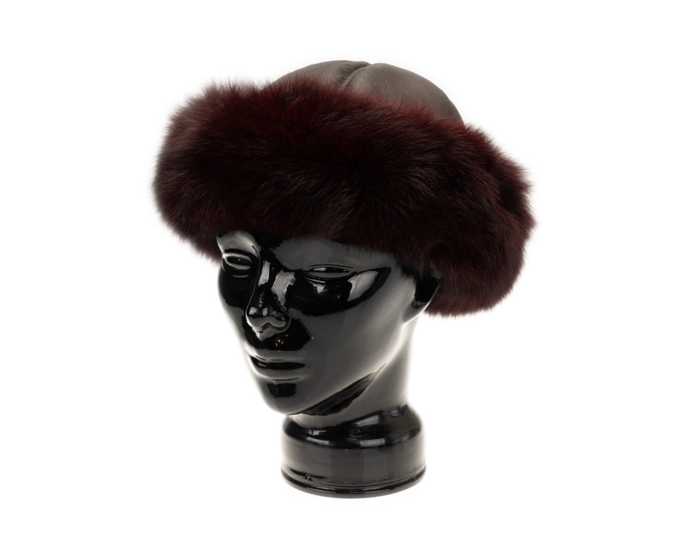 Four Peaks, Classic Ruby Fur Hat | Dark Brown Crown, - ©The Hattery Katoomba    