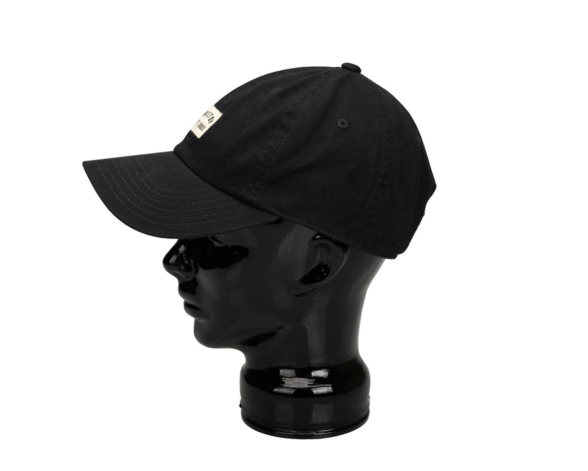 Baseball Cap | Black Cotton